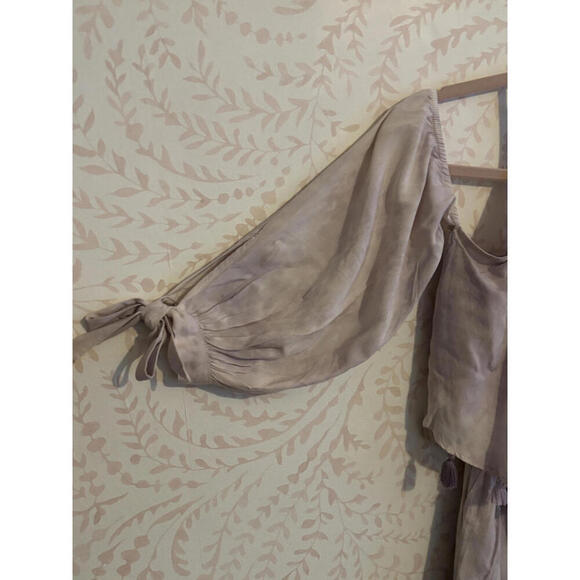 American Eagle Boho Chic Purple Tie-Dye Romper - Picture 5 of 8